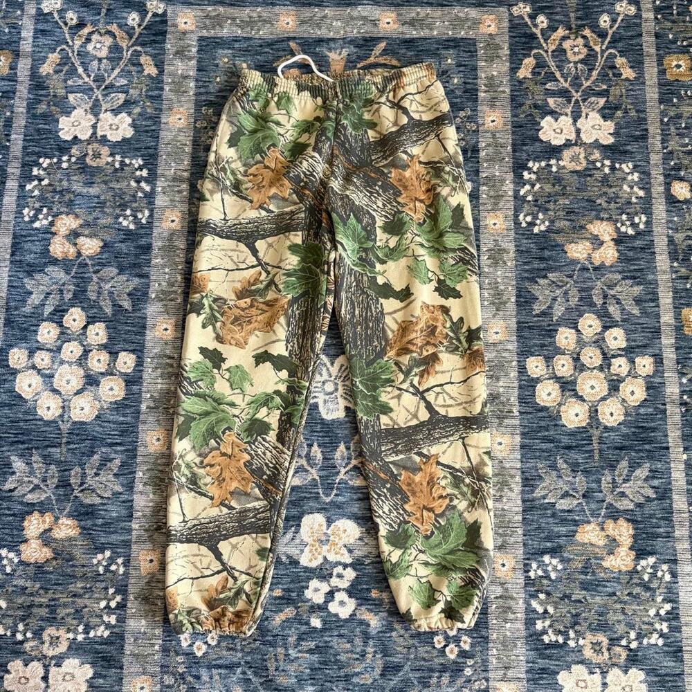Vintage jerzees camo sweatpants